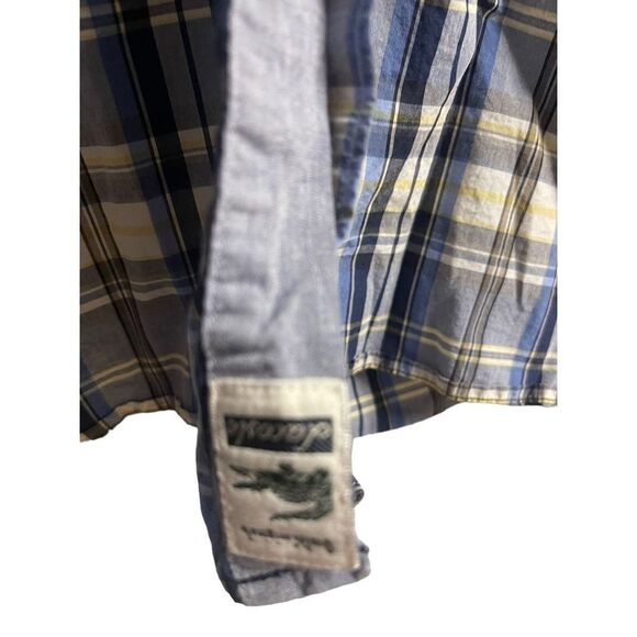 Lacoste Mens Multi Color Modern Fit Button Down Long Sleeve Shirt Size 44 - Picture 3 of 14